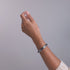 Sacred Geom | Silver Hematite | Gunmetal | Octahedron Bracelet